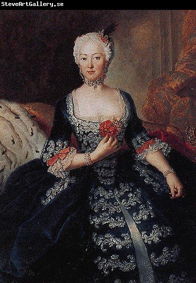antoine pesne Portrait of Elisabeth Christine von Braunschweig-Bevern